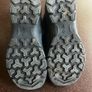 Quechua Kids Waterproof Hiking Boots Grey Lime Size UK3 Image 5