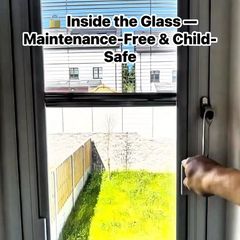 Integral Blinds Between Glass