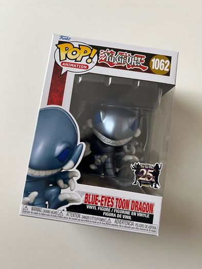 Yu-Gi-Oh funko pop blue eyes toon dragon 25 years anniversary