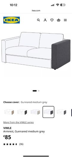 Vimle 4 seater, L-shaped couch