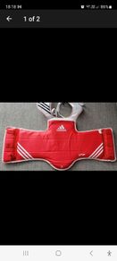 Adidas - Taekwondo Reversible Chest Guard Size 2/S