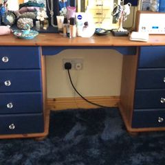 Two tone Blue dressing table