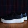 Nike Air Force 1 ladies trainers black 4 37.5 Image 2