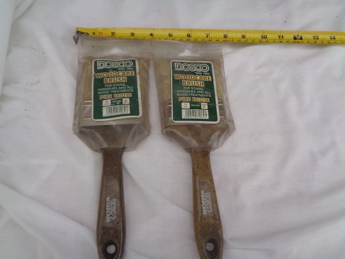 Dosco Wood Care Paint Brushes x 2 for Sale