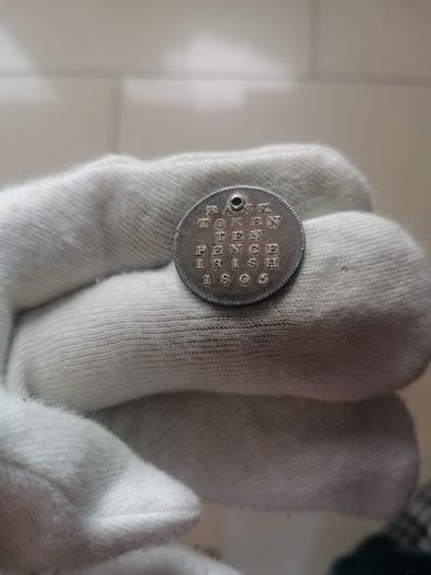 1805 Irish Silver Bank Token