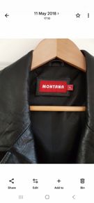 Montana leather Coat.