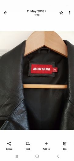 Montana leather Coat.