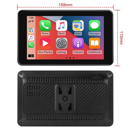 7 inch CarPlay Android Auto Car Radio Multimedia Video Player Portable Touch Screen Rear View Camera AUX For Kia Toyota VW Ford