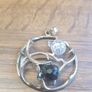 QC Sterling Silver pendant Ying and Yang Image 3