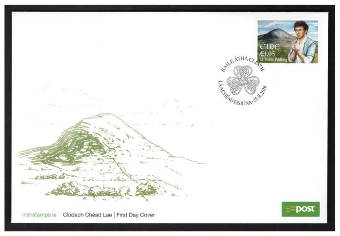 2016 Ireland St Patrick's Day Commemorative Stamp An Post First Day Cover (FDC)