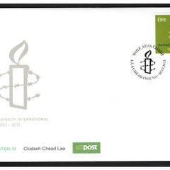 2011 Ireland 50th Anniversary of Amnesty International Commemorative Stamps An Post First Day Cover (FDC)