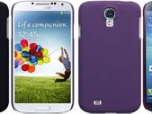 New Samsung I9500 Galaxy S4 Hybrid Rubberised Back Case Cover Black