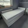 IKEA SLAKT Single Bed with Pull Out Bed, Storage and 2 Mattresses White Image 4