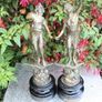 Pair of Bronzed Figurines Image 5