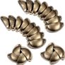 NEW SALE | 24 Pcs Shell Cup Handles, Semi Circle Drawer Pull Handle, Metal Kitchen Cupboard Cabinet Dresser Door Handles Knobs, Retro Furniture Knobs Image 3