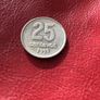 1993 Argentina coin 25 Centavos Image 2