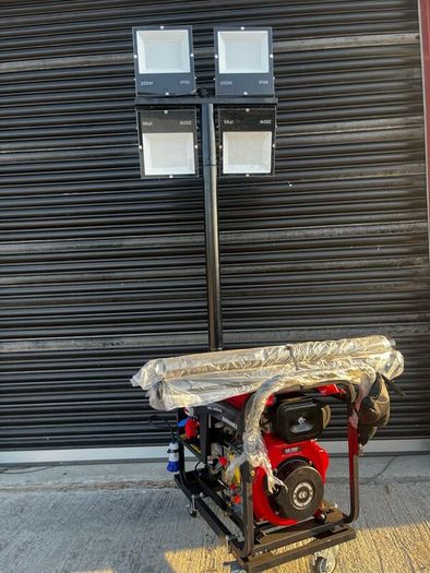 6kW Diesel Generator with 5 meter Lighting Tower