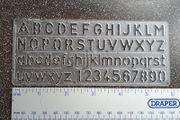 New - A Small Alphabet &amp; Number Stencil - #