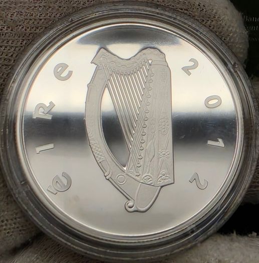 Ireland 2012 Silver and Gold Proof Coin Set Michael Collins 1890-1922 Commemorative Coins in Original Holder with COA