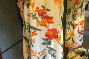 Wallis Fully Lined Colourful Sleeveless Dress - Size 14