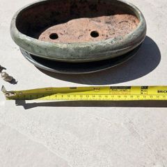 Bonsai Pots incl. Japanese decoration