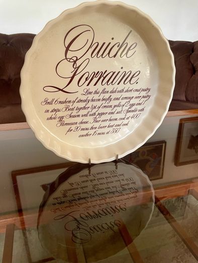 Vintage T.G. GREEN CHURCH GRESLEY England Quiche Lorraine Pie Oven Dish