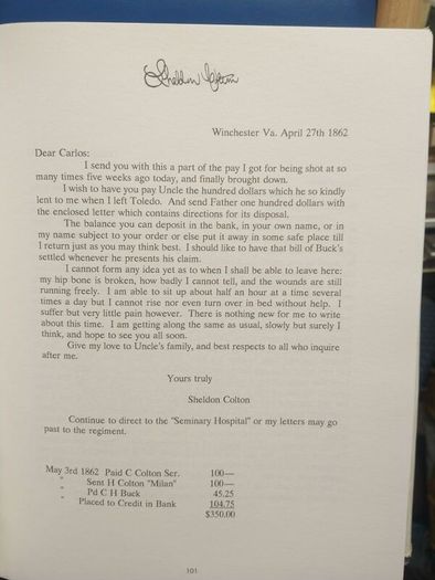 The Colton Letters: Civil War Period
