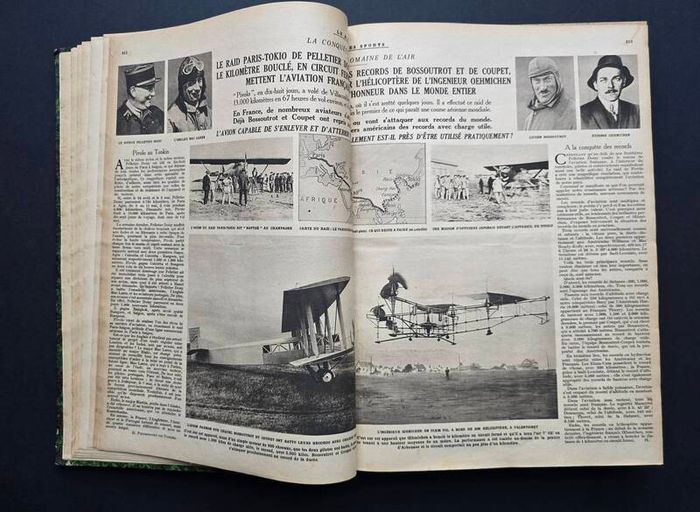 Le Miroir des Sports 1924  1925  Complete Bound Volume 686 Pages Paris Olympics