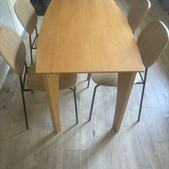 table and chairs