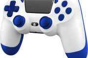 Wireless Controller for PS4, Joystick Controller for PS4/Slim/Pro/PC, Gamepad with Vibration, 3.5mm Audio Jack, Six-Axis Motion Control, Screenshot, Share Button, Touchpad