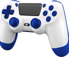 Wireless Controller for PS4, Joystick Controller for PS4/Slim/Pro/PC, Gamepad with Vibration, 3.5mm Audio Jack, Six-Axis Motion Control, Screenshot, Share Button, Touchpad