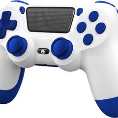 Wireless Controller for PS4, Joystick Controller for PS4/Slim/Pro/PC, Gamepad with Vibration, 3.5mm Audio Jack, Six-Axis Motion Control, Screenshot, Share Button, Touchpad