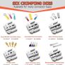 Preciva Ratchet Crimping Cable Plier Tool Set Image 3