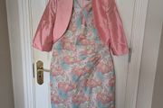 Pink flowery dress