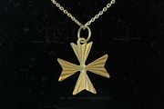 Silver cross on 925 chain