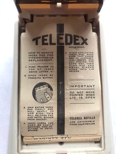 ArtDeco  Telephone Index
