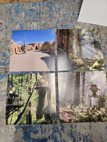 Star wars printed display back drops