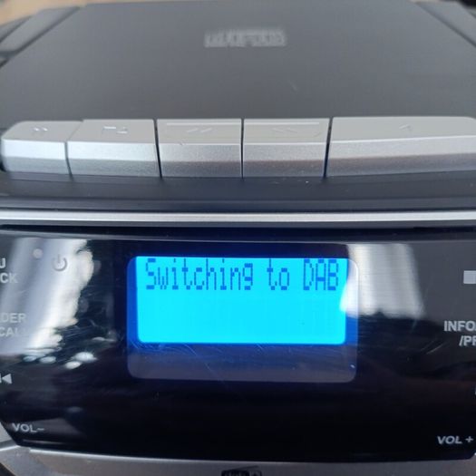 JVC RC-D322B DAB+/FM, CD, Bluetooth and Cassette Boombox