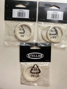 Set of 6 Seals/ Gaskets for 2 Cup Stellar Stovetop Espresso Maker