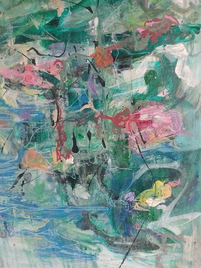 Large Original Abstract Painting Original Art Contemporary Art Modern Irish abstract art Framed