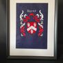 Embroidered family crest Image 3