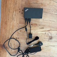 Lenovo ThinkPad USB 3.0 Ultra Dock (Model 40A8) + 65W Power Adapter
