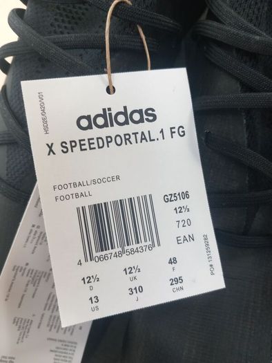 Adidas X Speedportal.1 FG SN32 UK12.5 (48)