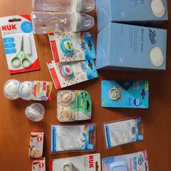 Brand New Baby Bundle (0-6m) - NUK Bottles, Soothers, Breast Pads & Accessories