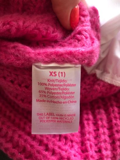 Pink jumper (XS)