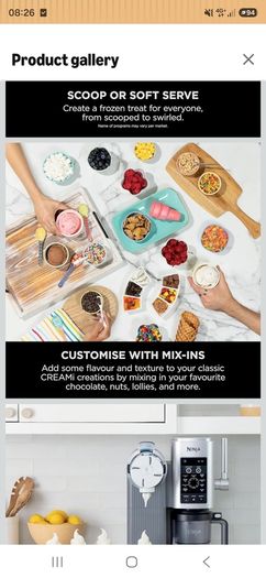ice cream maker / ninja swirl