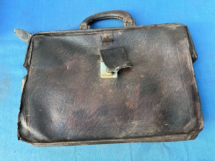 Vintage leather briefcase