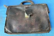 Vintage leather briefcase