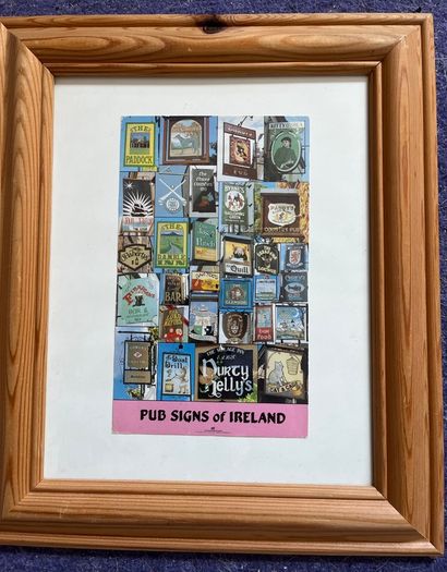 Pub Signs of Ireland - matching pair