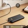 VEEKTOMX 65W Laptop Power Bank, 20000mAh Fast Charging Portable Charger Extra 100W (5ft) USB C to C Charging Cable with PD 3.0 & QC 3.0 Compatible with MacBook/iPhone/Samsung/Steam Deck/Tablet/DJI Image 3